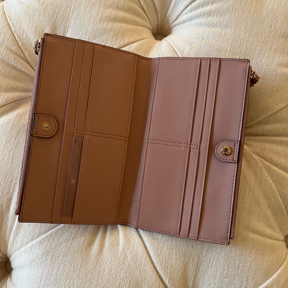 Kate Spade leather wallet in rose. - Picture 3 of 5